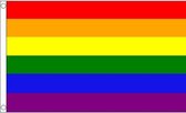 Regenboog Vlag groot 150x240cm