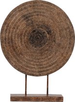 Rasteli Deco Wiel Hout Bruin L 42,5 cm x 9 cm x 55.5 cm