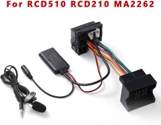 Adaptateur de câble de récepteur Aux Radio de Module Bluetooth pour RCD510  RCD210 MA2262