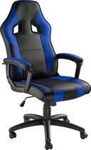 tectake - Bureaustoel Senpai zwart / blauw - 403193