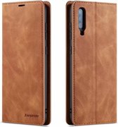 Huawei P40 Lite Telefoonhoesje | Hoogwaardig Leren Bookcase | Portemonnee | Bruin