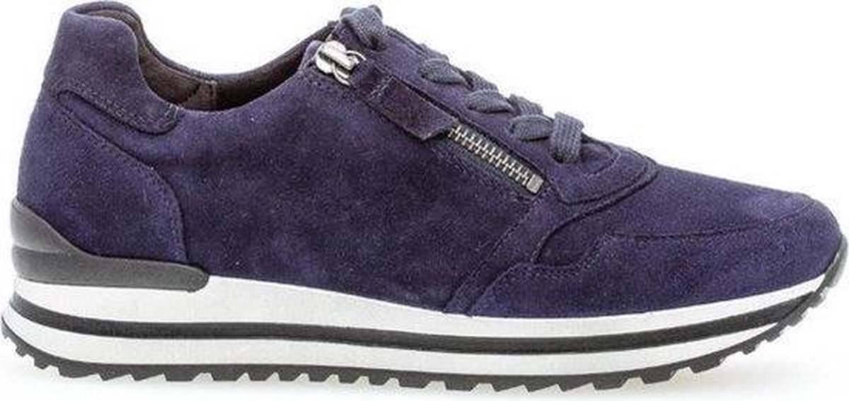 bol.com | Gabor 56.528.36 Dames Sneakers Blauw Maat 37