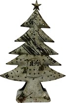 green-goose Kerstboom | 60 x 40 cm | Industrieel | Recycled Metaal | Duurzaam | Naturel