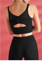 Power Workout Sporttop Zwart - Maat XS/S - Sport bh - Fitness Gym Crop Top 2