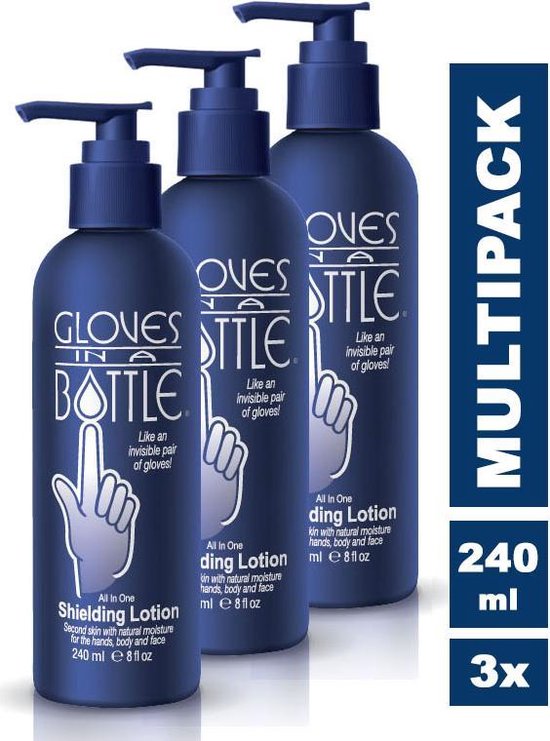 Gloves In A Bottle (GIAB) Voordeelverpakking 3x 240ml Eczeem en droge