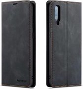 Huawei P30 Telefoonhoesje | Hoogwaardig Leren Bookcase | Portemonnee | Zwart