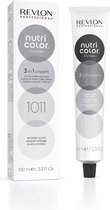 Permanente kleurcrème Revlon Nutri Color 1011 - Intense Silver 3 in 1 (100 ml)