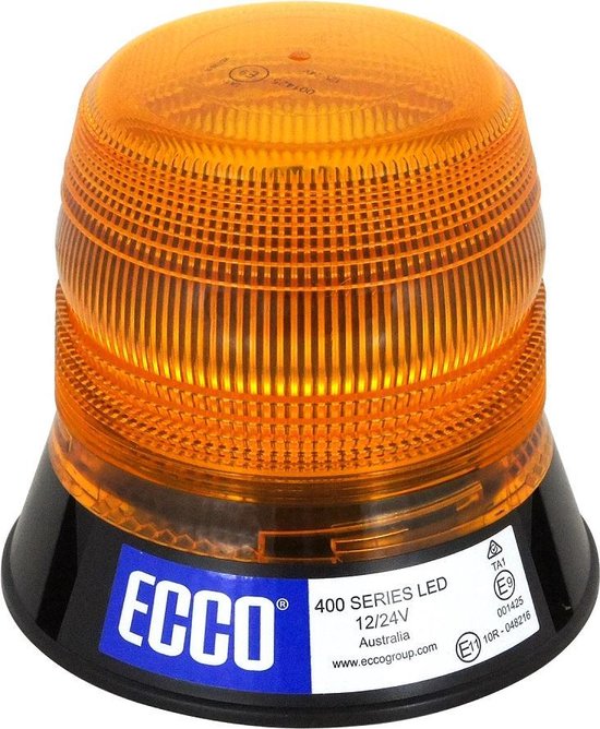 LED Zwaailamp amber / oranje 12/24V 8 instelbare ECE flitspatronen;  Flitslamp | bol.com