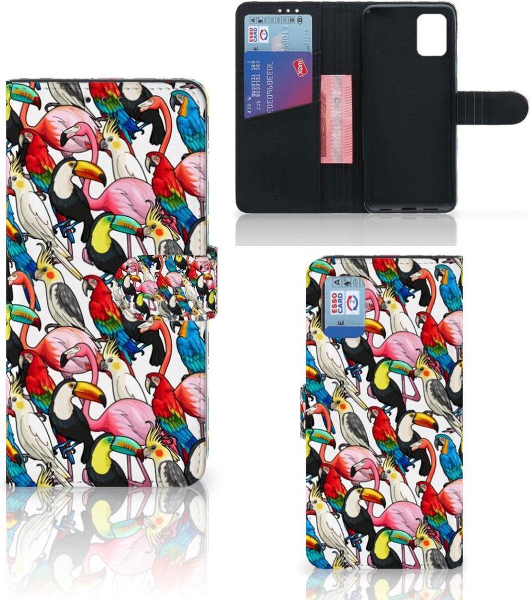 Samsung Galaxy A31 Telefoonhoesje met Pasjes Birds