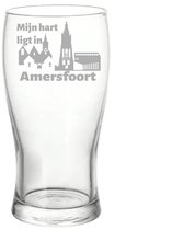 Gegraveerde bierglas 50 cl Amersfoort