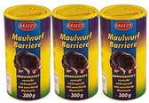 3x300g mole barrier by BRAECO, mole defense, defense scent against moles, mole protection