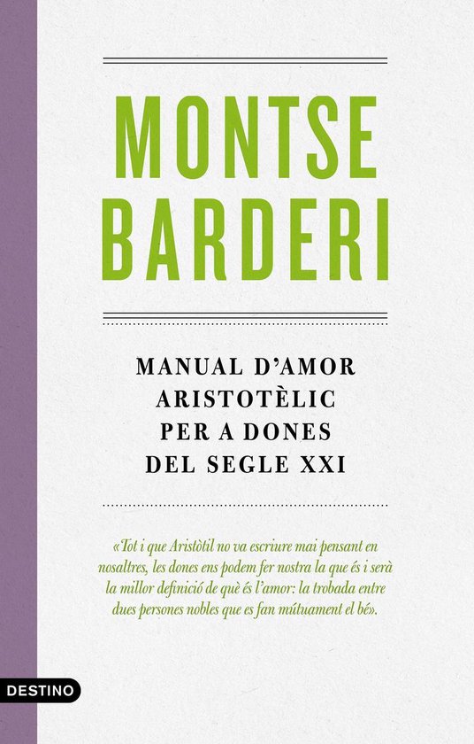 L'ANCORA - Manual d'amor aristotèlic per a dones del segle XXI
