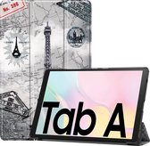 Tablet2you - Smart Cover - Hoes voor Samsung Galaxy Tab A7 - 2020 - 10.4 - T500 - T505 - Paris