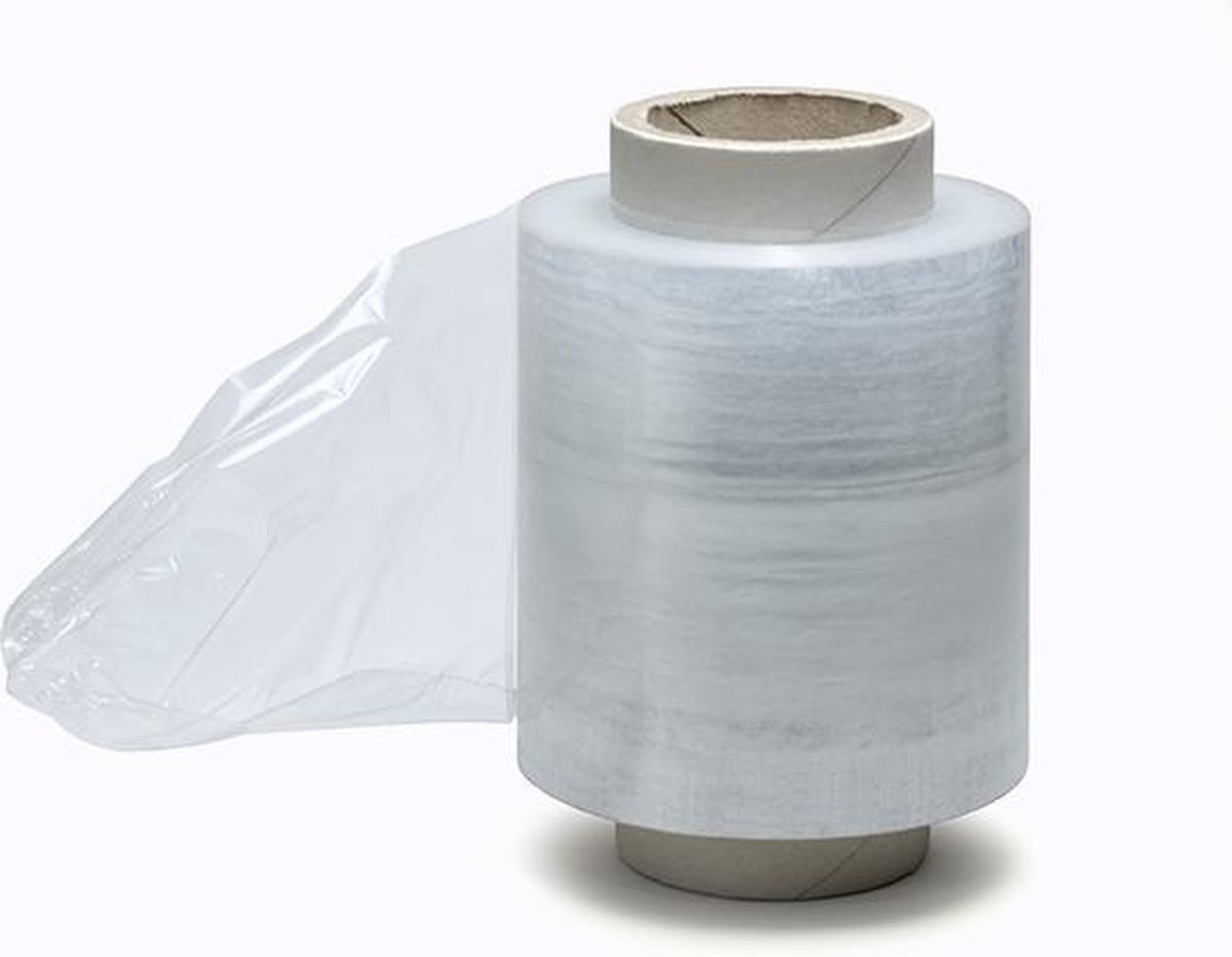 Minirol stretch folie 100 mm x 150 m - 23 micron dik