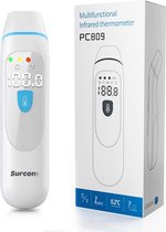 Professionele Digitale Oorthermometer met Infrarood Functie -  Voorhoofd Thermometer - Multifunctionele Temperatuurmeter