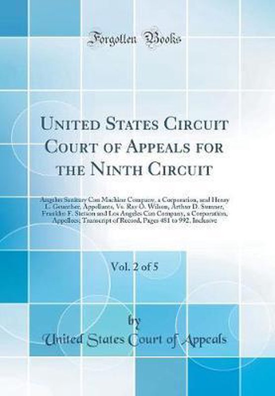 Foto: United states circuit court of appeals for the ninth circuit vol 2 of 5