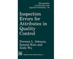 Chapman & Hall/CRC Monographs on Statistics and Applied Probability - Inspection Errors for Attributes in Quality Control