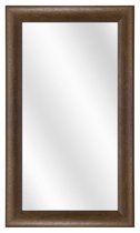 Spiegel met Ronde Houten Lijst - Koloniaal - 50x150 cm