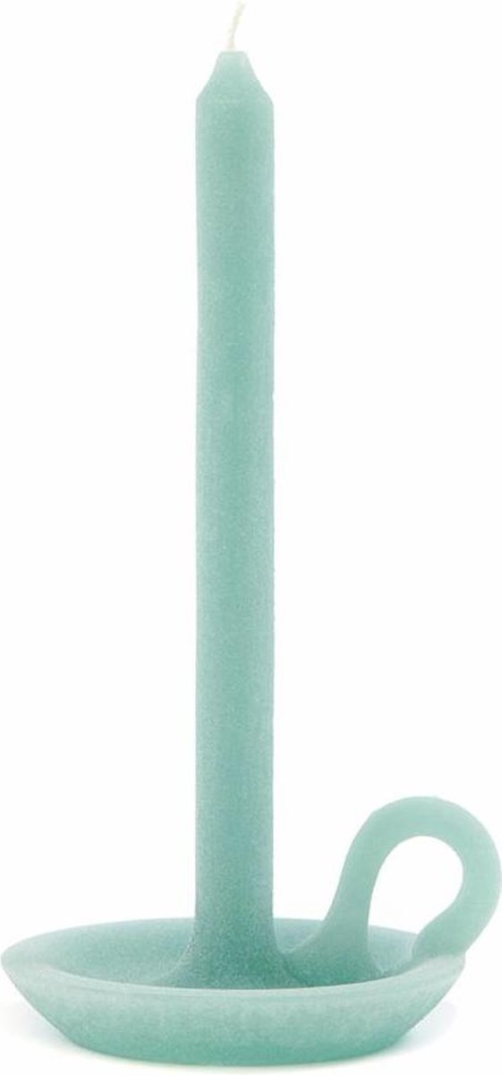 Tallow Kaars - Kaars & Kandelaar - Green Velvet - Groene Kaars - 24cm