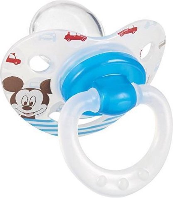 Tigex Disney Mickey Mouse siliconen fopspeen 2 STUKS! +6 maanden | bol.com