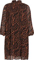 Paprika Dames Lange jurk met zebraprint - Jurk - Maat 48