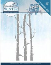 YCD10188  Dies - Yvonne Creations - Sparkling Winter - Birch Trees