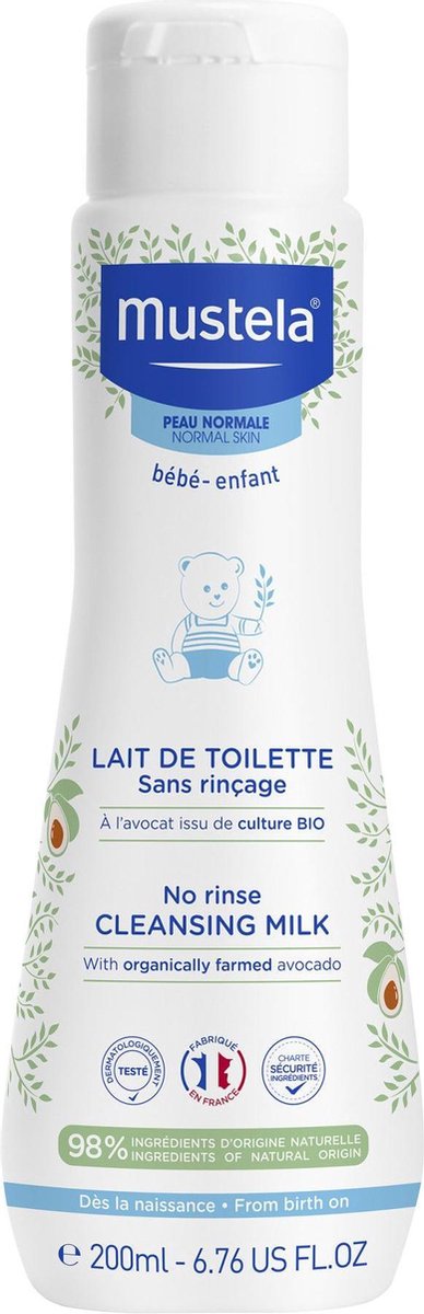 Goedkoopste Mustela Reinigingsmelk Zonder Spoeling Droge Huid 200 ml