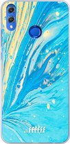 Honor 8X Hoesje Transparant TPU Case - Endless Azure #ffffff