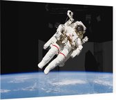 Bruce McCandless first spacewalk (ruimtevaart) - Foto op Plexiglas - 80 x 60 cm