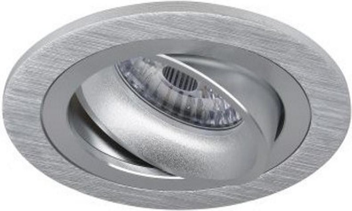 Dimtone inbouwspot Bonnet -Rond Chrome -Philips Warm Glow -Dimbaar -4.9W -Philips LED
