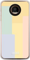 Motorola Moto Z Force Hoesje Transparant TPU Case - Springtime Palette #ffffff