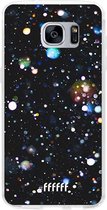 Samsung Galaxy S7 Edge Hoesje Transparant TPU Case - Galactic Bokeh #ffffff