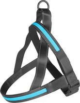 Duvo+ Metal harnas flash light usb nylon Blauw 50-65cm/25mm