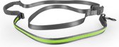 Duvo+ Metal jogging lijn flash light usb nylon Groen 180-250cm/25mm