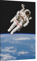 Bruce McCandless first spacewalk (ruimtevaart) - Foto op Canvas - 60 x 90 cm