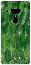 HTC U12+ Hoesje Transparant TPU Case - Green Scales #ffffff