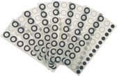 Ronde Stickers / Stickervellen / Bullet Journal Stickers | 6mm en 12mm | 224x | zwart-wit