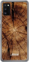 Samsung Galaxy A41 Hoesje Transparant TPU Case - Tree Rings #ffffff