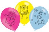 6 ballons Spongebob