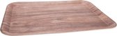 Cosy&Trendy Dienblad bamboevezel - houtlook - 43,5 x 32,3 x 1,9 cm