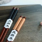Luxe Japanse chopsticks - Donkerbruin/zwart
