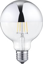 LED Lamp - Filament - Trion Limpo - E27 Fitting - 7W - Warm Wit 2700K - Dimbaar - Glans Chroom - Glas