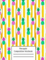 Pineapple Composition Notebook: Cacti Succulent Plants Writing Pages