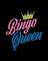 Bingo Queen: Score Sheet Record Notebook - Gift for Seniors, Retirees, Grandma