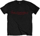 The Stooges Heren Tshirt -L- Vintage Logo Zwart