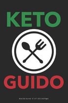 Keto Guido: Keto Diet Journal - 6'' x 9'' 100 Lined Pages