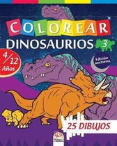 Colorear dinosaurios 3 - Edicion nocturna