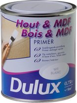 Dulux Hout & MDF Primer - Wit - 0.75L