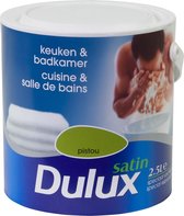 Dulux Keuken & Badkamer Verf - Satin - Pistou - 2.5L
