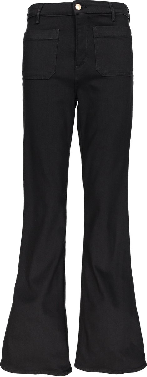 Wrangler Dames Flared Jeans W30 X W30 Zwart